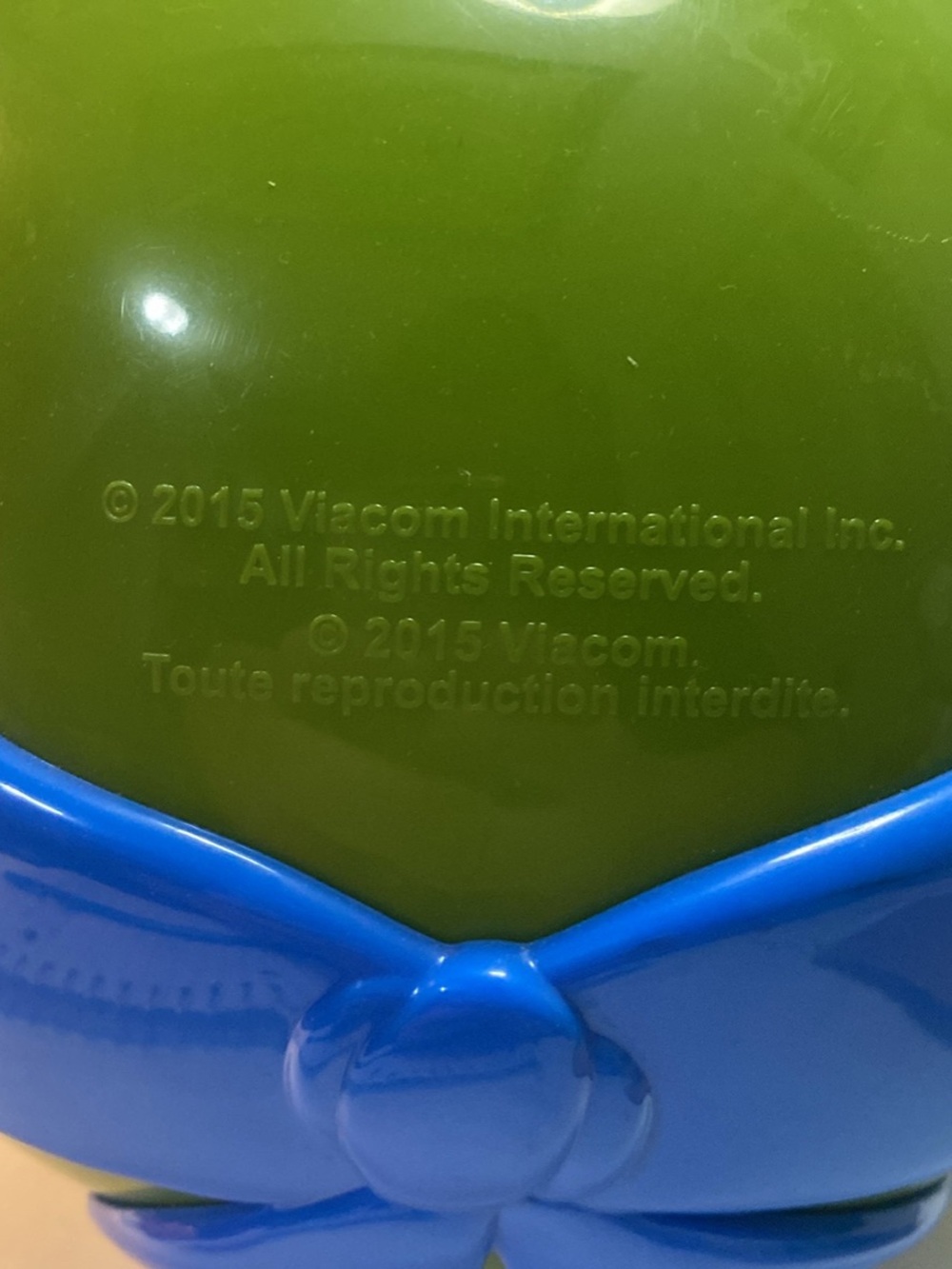 2015 TMNT Leonardo Halloween candy bucket - Picture 4 of 5